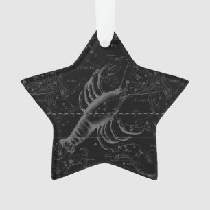 Carte Vintage de la constellation du cancer Heveli