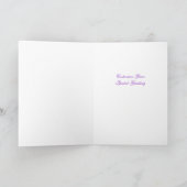 Carte vintage de la fête des mères (Intérieur)