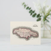 Carte vintage de la Jamaïque (Debout devant)