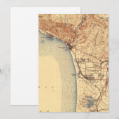 Carte Vintage de la plage de Pismo (Devant / Derrière)