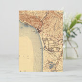 Carte Vintage de la plage de Pismo (Debout devant)