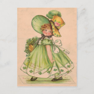 Carte vintage de la Saint-Patrick pour la Saint-Va