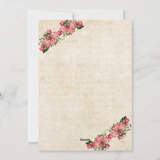 Carte vintage de la Saint-Valentin (Dos)