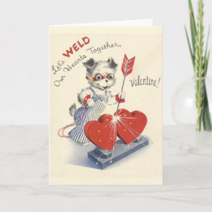 Carte vintage de la Saint-Valentin
