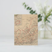 Carte vintage de l'Afrique du Sud (1880) (Debout devant)