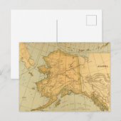 Carte vintage de l'Alaska (1894) (Devant / Derrière)