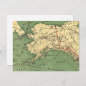 Carte vintage de l'Alaska (1900) (Devant / Derrière)