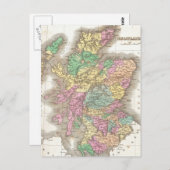 Carte vintage de l'Écosse (1827) (Devant / Derrière)
