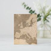 Carte vintage de l'Europe (1804) (Debout devant)