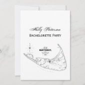 Carte Vintage de l'île Nantucket (Devant)