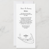 Carte Vintage de l'île Nantucket (Dos)