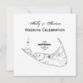 Carte Vintage de l'île Nantucket (Devant)