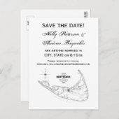 Carte Vintage de l'île Nantucket (Devant / Derrière)