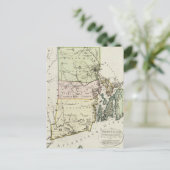 Carte vintage de l'île Rhode (1797) (Debout devant)