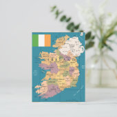 Carte vintage de l'Irlande (Debout devant)