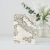 Carte vintage de l'Italie (1770) (Debout devant)