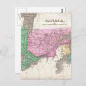 Carte vintage de l'Ontario et du Québec (1827) (Devant / Derrière)