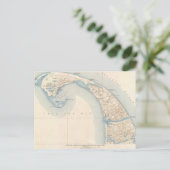 Carte vintage de Lower Cape Cod (Debout devant)