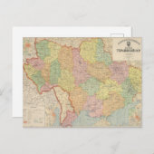 Carte vintage de l'Ukraine (1941) (Devant / Derrière)