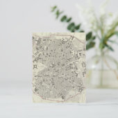 Carte vintage de Madrid Espagne (1831) (Debout devant)