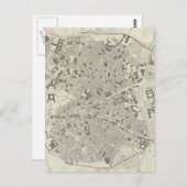 Carte vintage de Madrid Espagne (1831) (Devant / Derrière)