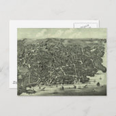 Carte vintage de Marblehead MA (1882) (Devant / Derrière)