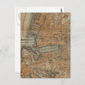 Carte vintage de Marseille France (1914) (Devant / Derrière)