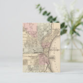 Carte vintage de Milwaukee (1880) (Debout devant)