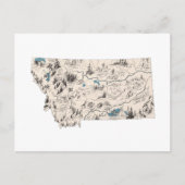 Carte Vintage de Montana Antique State Chart (Devant)