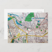 Carte Vintage de Morristown, NJ (Devant / Derrière)