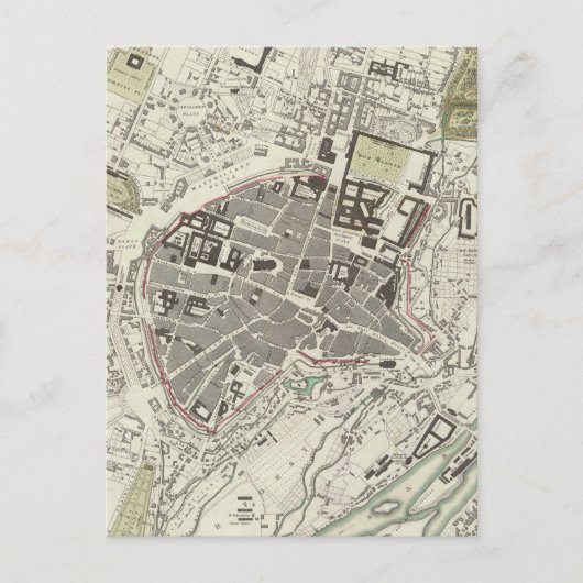 Carte vintage de Munich Allemagne (1832) (Devant)