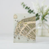 Carte vintage de New Amsterdam (1660) (Debout devant)
