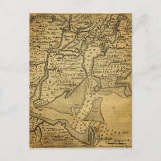 Carte vintage de New York