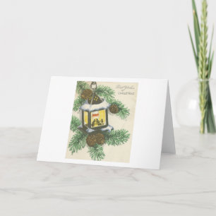 Carte Vintage de Noël