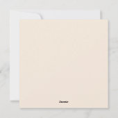 Carte Vintage de Noël 1950 (Dos)