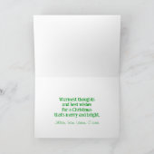 Carte Vintage de Noël pour enfants (Intérieur)