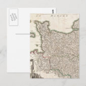 Carte vintage de Normandie (1771) (Devant / Derrière)