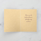 Carte vintage de Pâques (Intérieur)