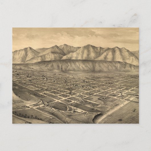 Carte vintage de Père Noël Barbara CA (1877) (Devant)