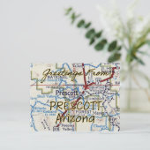 Carte Vintage de Prescott AZ (Debout devant)