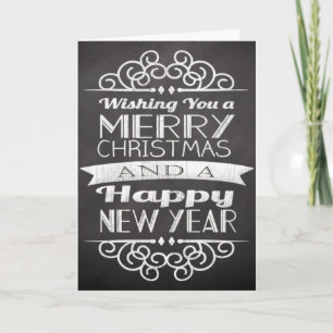 Carte vintage de promo de Joyeux Noël de tableau