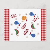 Carte vintage de recette de fruits (Devant)