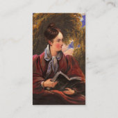 Carte vintage de regard pour la bibliothèque, (Dos)