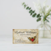 Carte vintage de rendez-vous de tatouage de (Debout devant)