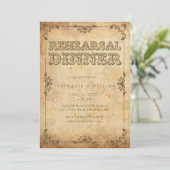 Carte vintage de répétition florale (Debout devant)