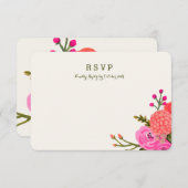 Carte vintage de réponse au jardin (vide) (Devant / Derrière)