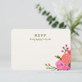 Carte vintage de réponse au jardin (vide) (Debout devant)