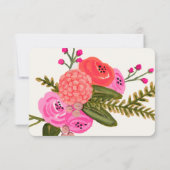 Carte vintage de réponse au jardin (vide) (Dos)