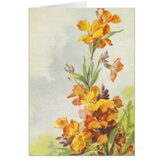 Carte vintage de reproduction de carte postale de