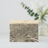 Carte vintage de Roanoke Virginia (1891) (Debout devant)